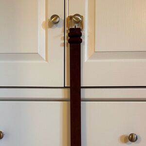 J. Crew Dark Brown Leather Belt